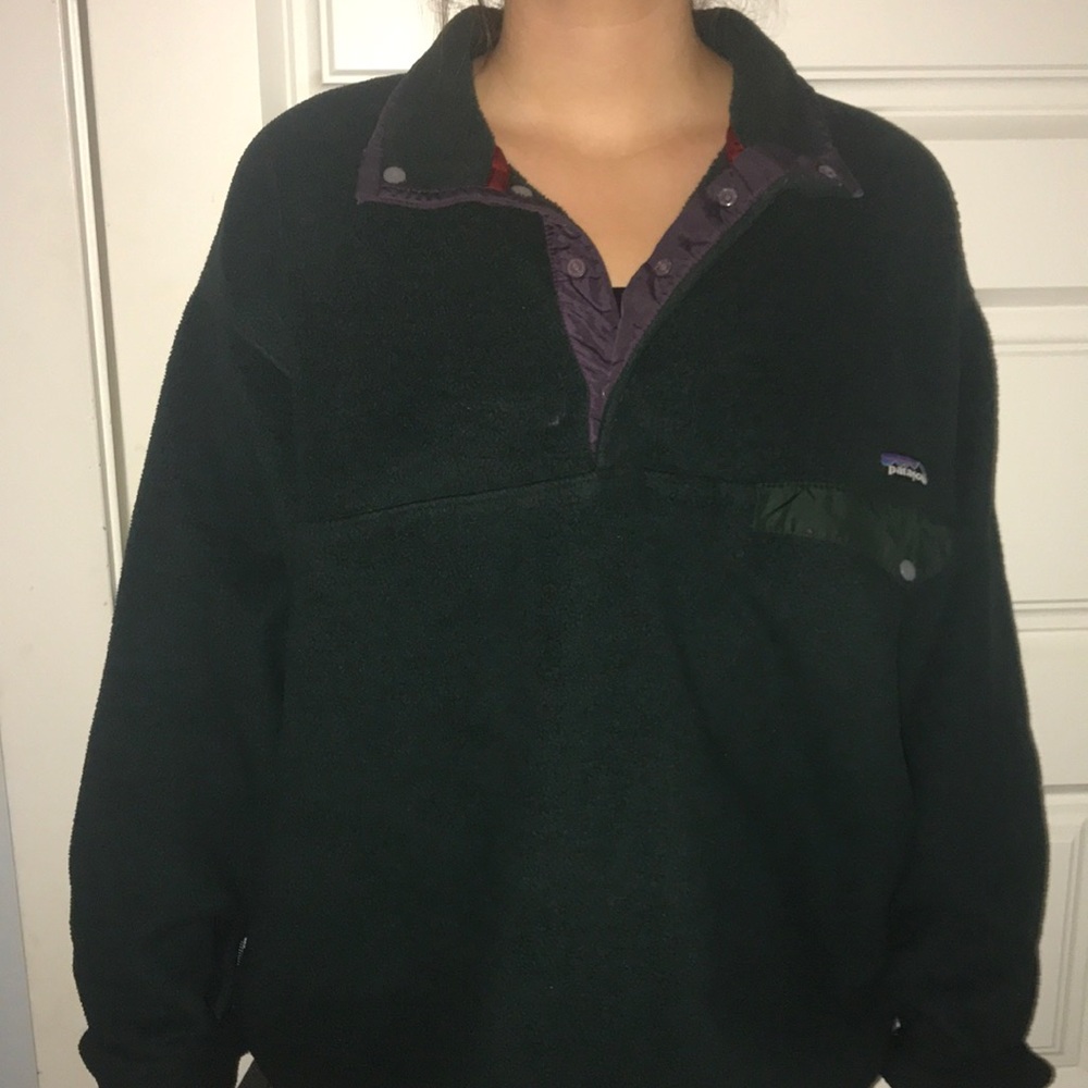 Patagonia Black Fleece Pullover Jacket